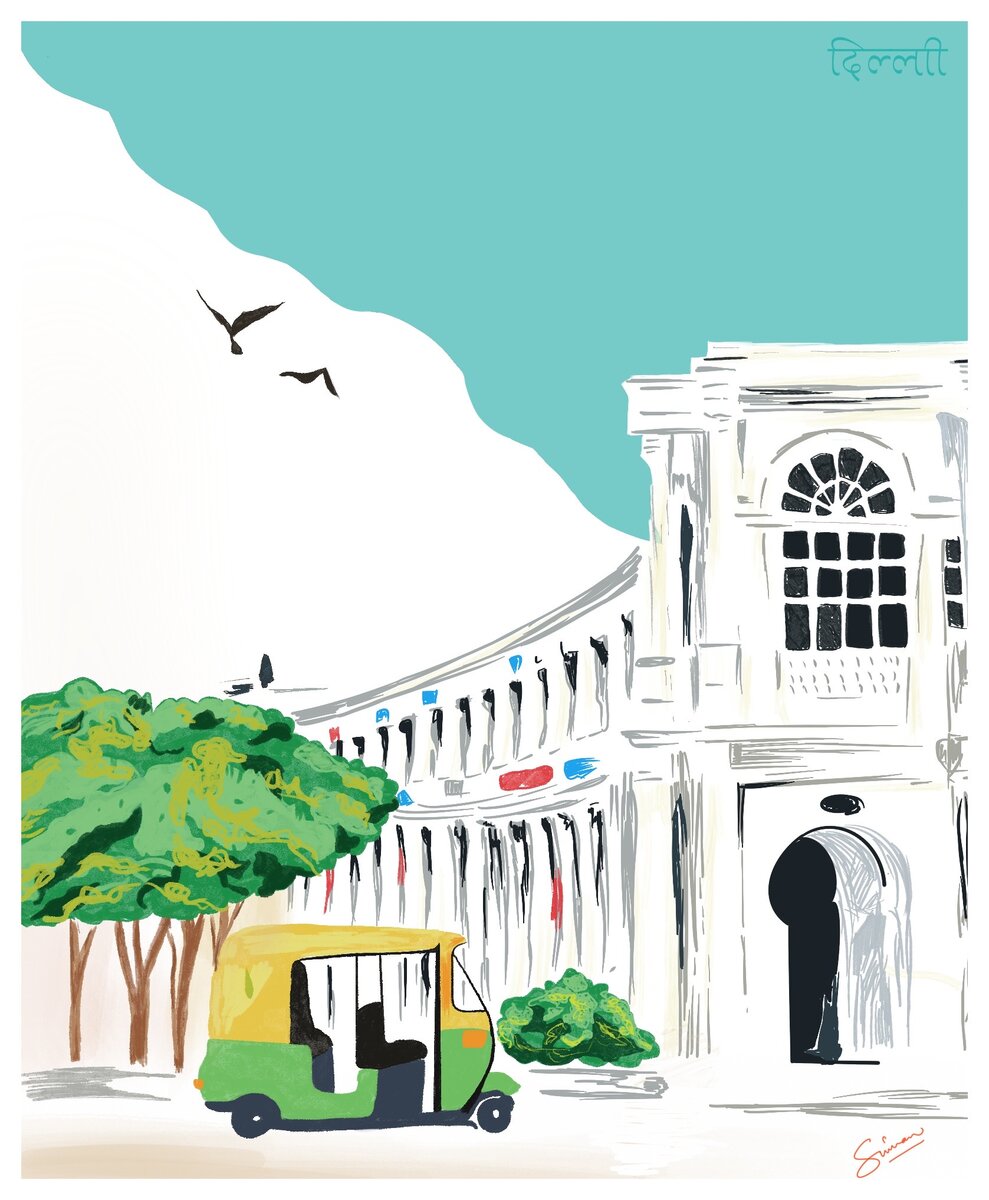 Delhi, illustrated